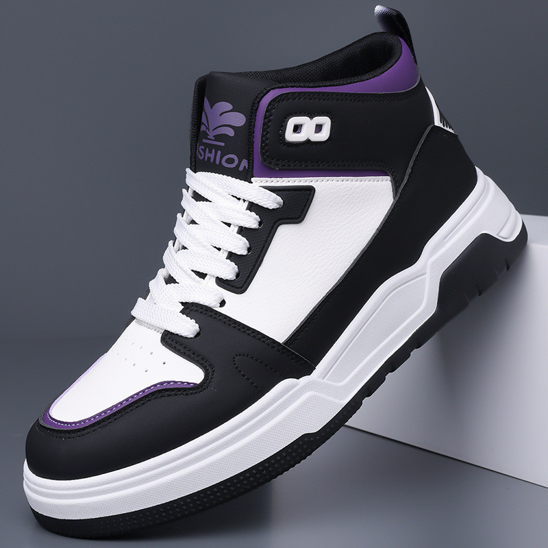 Men's Women's Fashion Leather Casual Sneakers