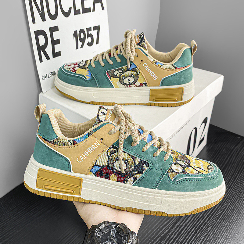 Men's Women's Fashion Cartoon Cute Casual Sneakers