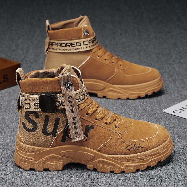 Men's Fashion Leather Hiking Boots