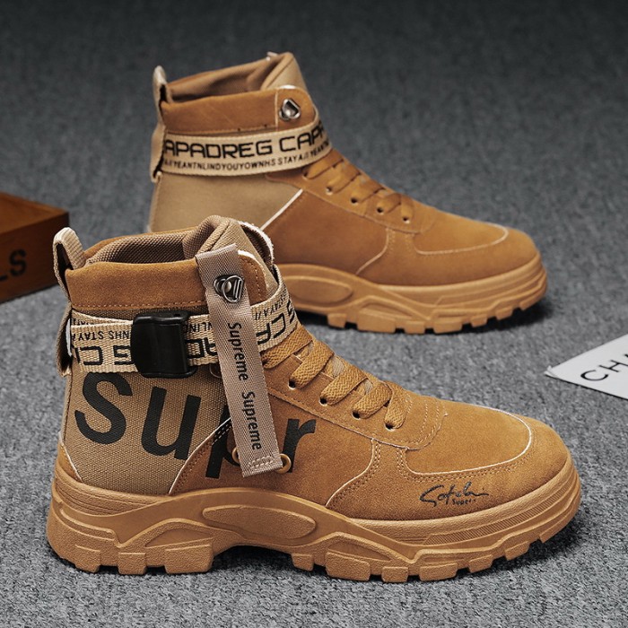 Men's Fashion Leather Hiking Boots