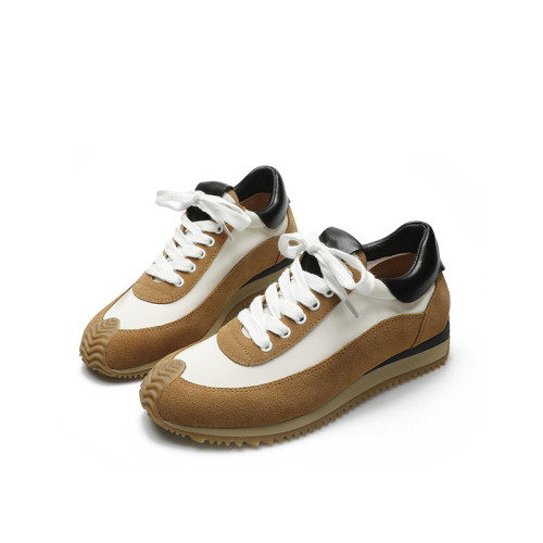 Men's Fashion Leather Jogging Sneakers