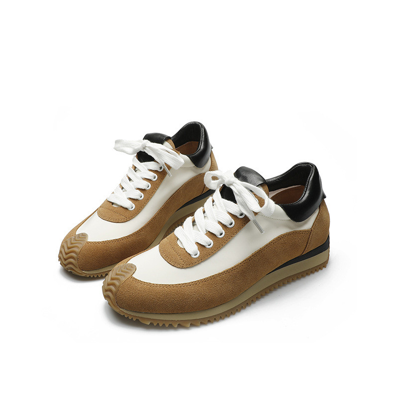 Men's Fashion Leather Jogging Sneakers