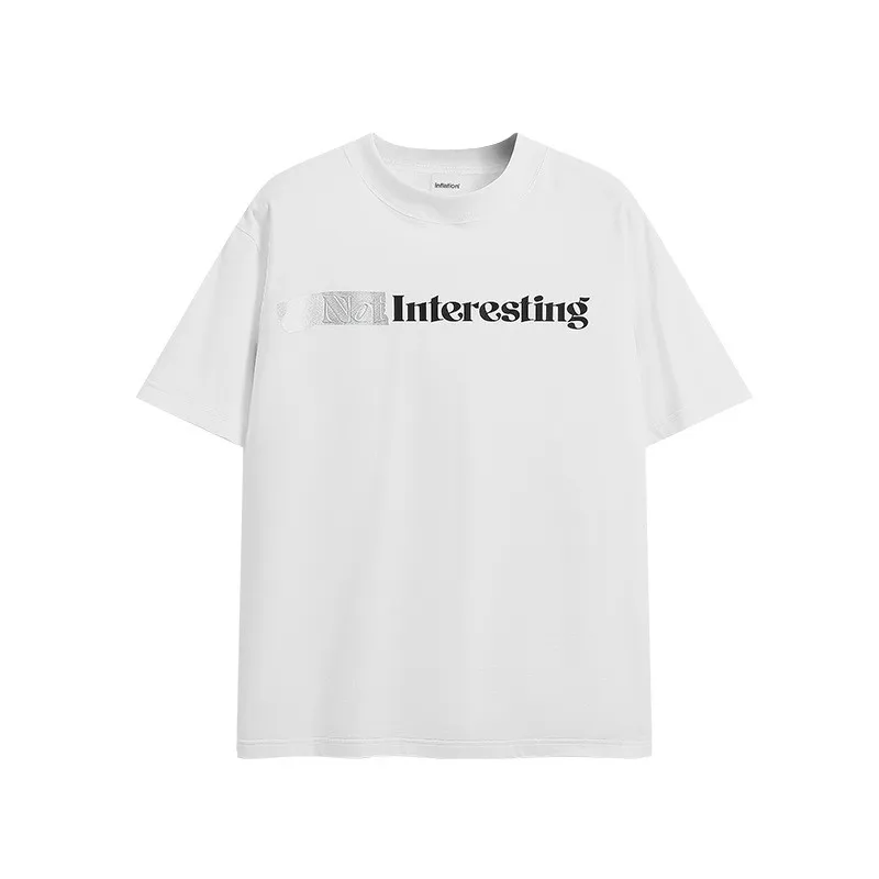Men's Fashion Summer Simple Letter T-shirt