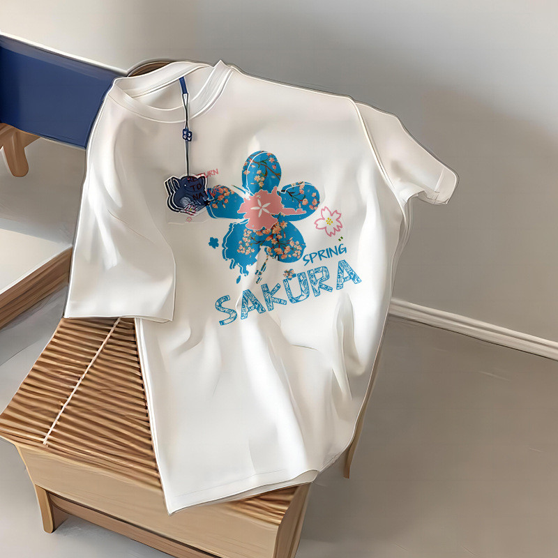 Women's Fashion Summer Flower T-shirt