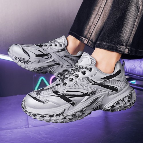 Men's Women's Fashion Graffiti Chunky Casual Shoes