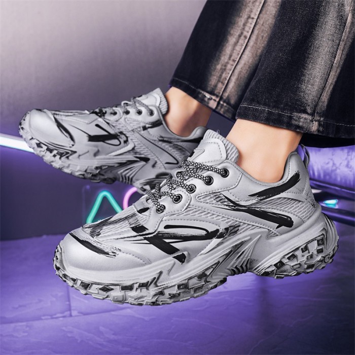 Men's Women's Fashion Graffiti Chunky Casual Shoes
