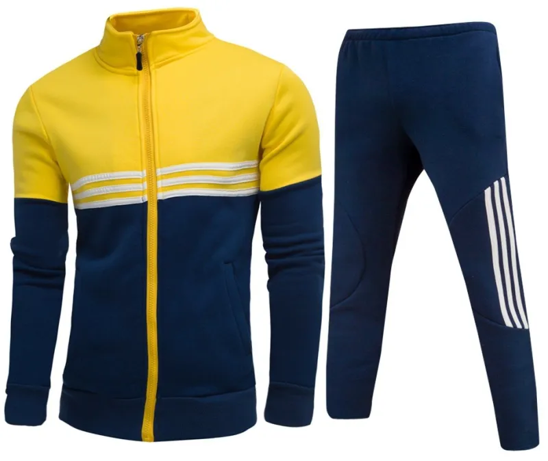 Men's Fashion Sports Trainning Tracksuits Sets