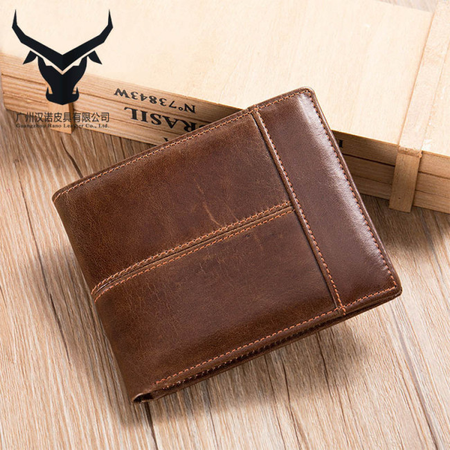 Men's Fashion Leather Card Coin Wallet