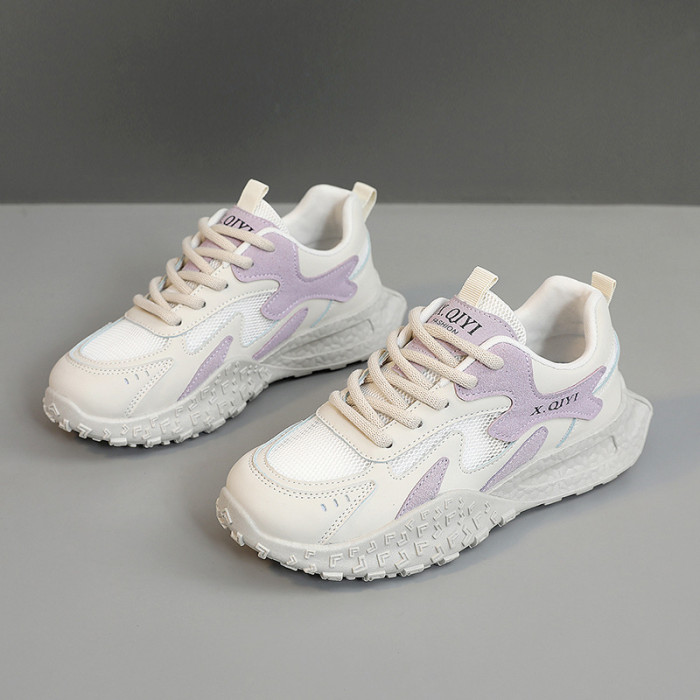 Women's Fashion Casual Thick Heel Sneakers