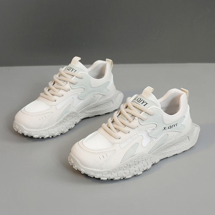 Women's Fashion Casual Thick Heel Sneakers