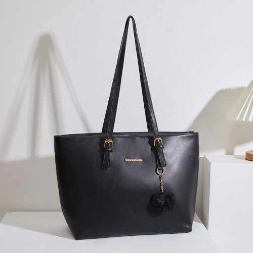 Women's Fashion Leather Black Handbag