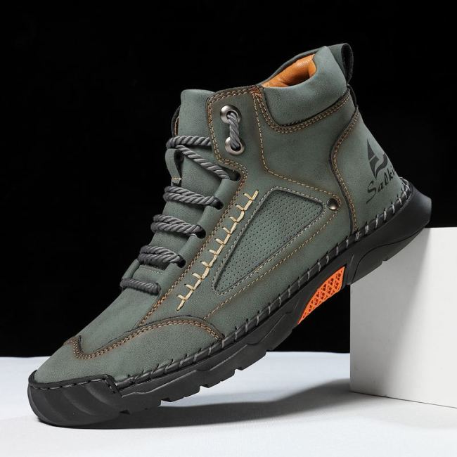 Men's Fashion Leather Outdoor Sneakers