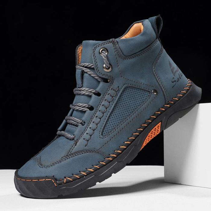 Men's Fashion Leather Outdoor Sneakers