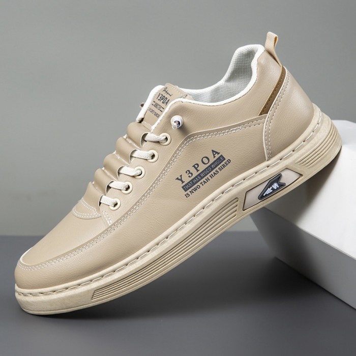 Men's Fashion Leather Flat Casual Shoes