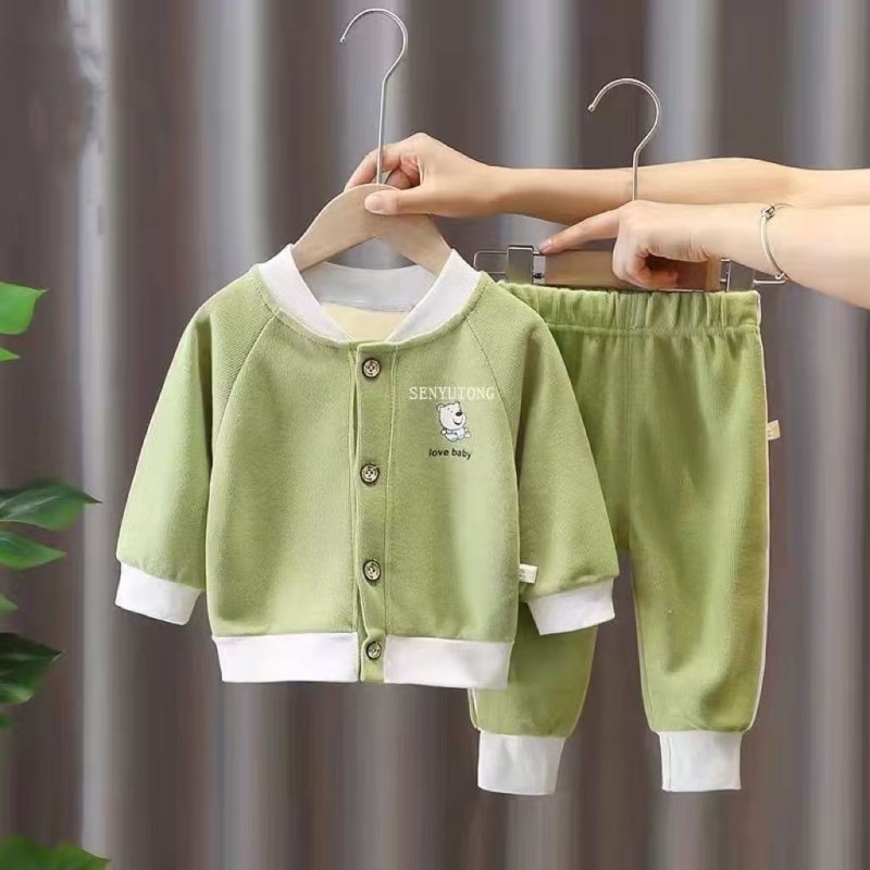 Children's Fashion Fleece Cotton Sets