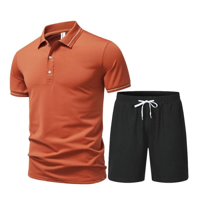 Men's Fashion Summer T-shirt Shorts Sets