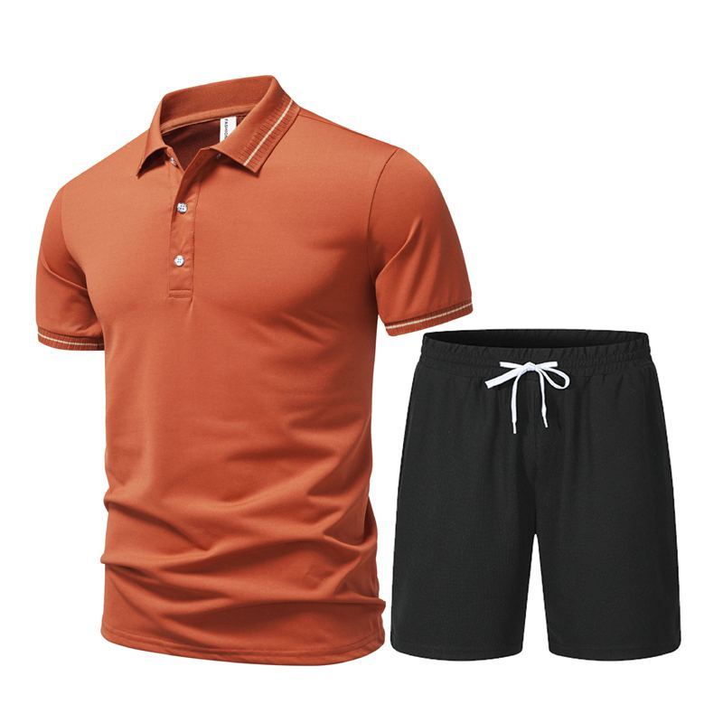 Men's Fashion Summer T-shirt Shorts Sets