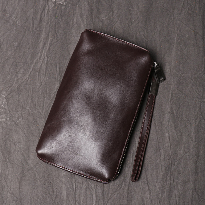 Men's Fashion High Leather Clutch Bag