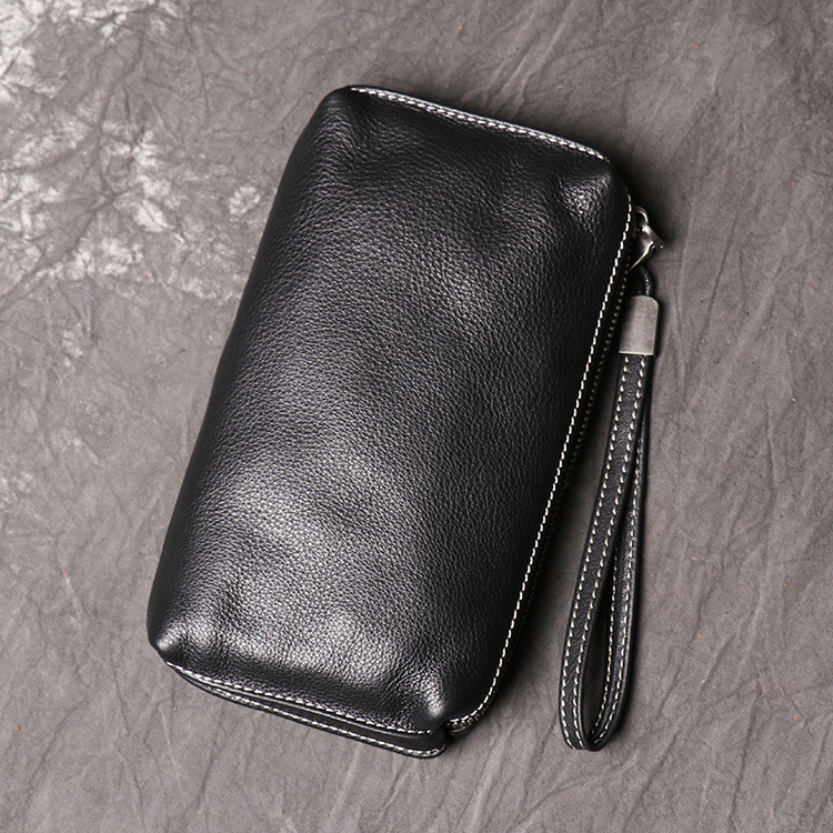 Men's Fashion High Leather Clutch Bag