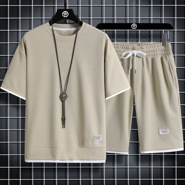 Men's Fashion Summer Sports T-shirt Sets
