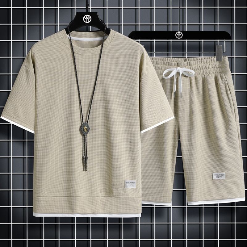 Men's Fashion Summer Sports T-shirt Sets