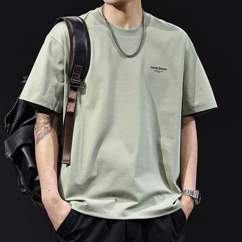 Men's Fashion Summer Cotton Basic T-shirt