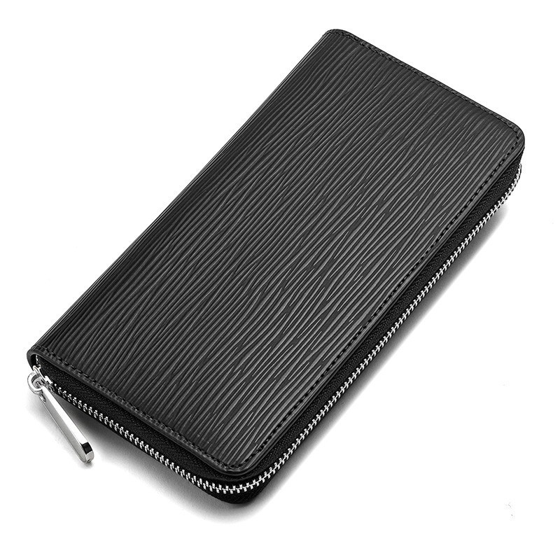 Men's Women's Fashion Leather Long Wallets