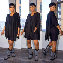 Bat Sleeve Two Piece Short Set ASL-6235