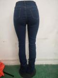 Denim Ripped Hole Piles Skinny Jeans Pants LSD-8649