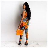 Sexy Mesh Bodysuit And Pants Two Piece Sets ORY-5145