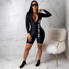 Fashion Printed Long Sleeve Jumpsuit CHY-1085