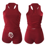 Sleeveless Summer Two Piece Shorts Suit TE-3147