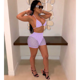 Sexy Rhinestone Party Two Piece Set TE-3694-2
