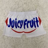 Plus Size 4XL Sexy Printed Low Waist Skinny Shorts SHD-9288