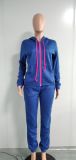 Casual Hooded Long Sleeve Plush Two Piece Suits NK-8563