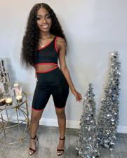 Sexy Single Strap Bodycon Playsuit XYF-9024