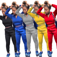 Casual Sweatshirt Pants Two Piece Suits LUO-3120