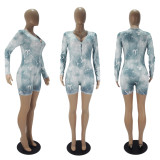 Zodiac Print Long Sleeve Rompers SHD-9450