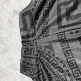 Sexy Geometric Print Mesh See Though Jumpsuit SHD-9459