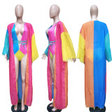 Sexy Swimsuits One Piece Swimwear+Long Cloak BN-9113