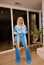 Casual Long Sleeve Zipper Long Sleeve 2 Piece Sets XMY-9294