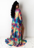 Sexy Printed 3pcs Swimwear Bikinis With Cover Up Sets OD-8439