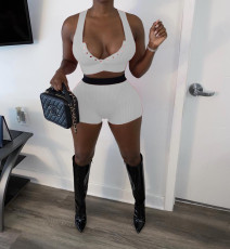Sexy Vest Top And Shorts Tight 2 Piece Sets XYF-9093