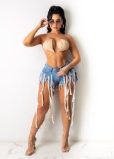 Sexy Denim Tassel Jeans Shorts LSD-9105