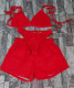 Sexy Solid Swimsuit Bikinis 3 Piece Sets LUO-3166