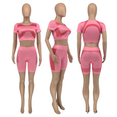 Casual Sports Short Sleeve Two Piece Sets GLF-7032