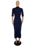 Plus Size Fashion Casual Dress YS-8221