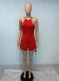 Summer Fashion Solid Color Sleeveless Rompers ME-S848