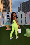 Solid Off Shoulder Strapless Tight Jumpsuits HMS-5493