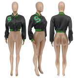 Casual Full Sleeve Baseball Jacket WMEF-20775
